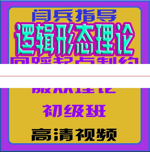 闫兵指导逻辑形态理论回踩起点制约服从理论初级班高清视频
