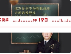 水木资本189圈雪狼悟股小白班30节课